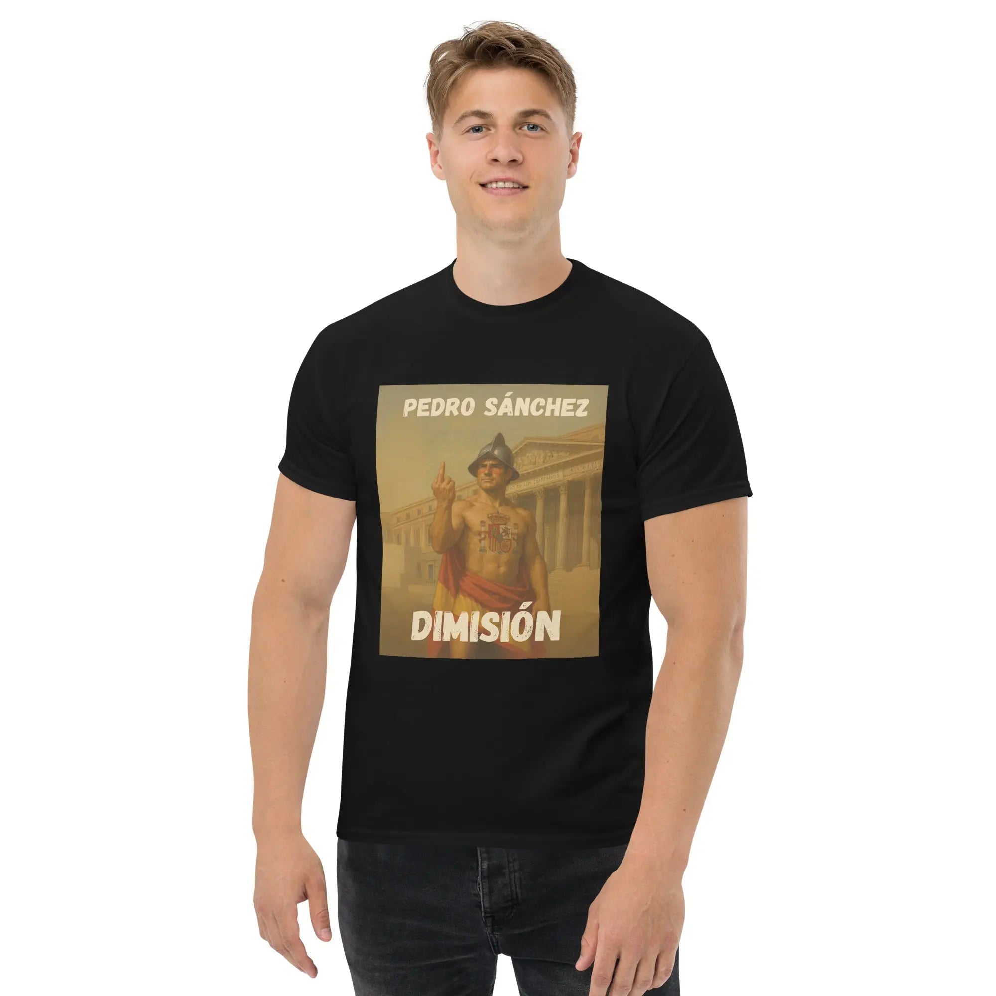 Comprar Camiseta clásica unisex La Flamenca de Borgoña, Bandera de España, Cruz de Borgoña, Patricia Muñoz, VOX
