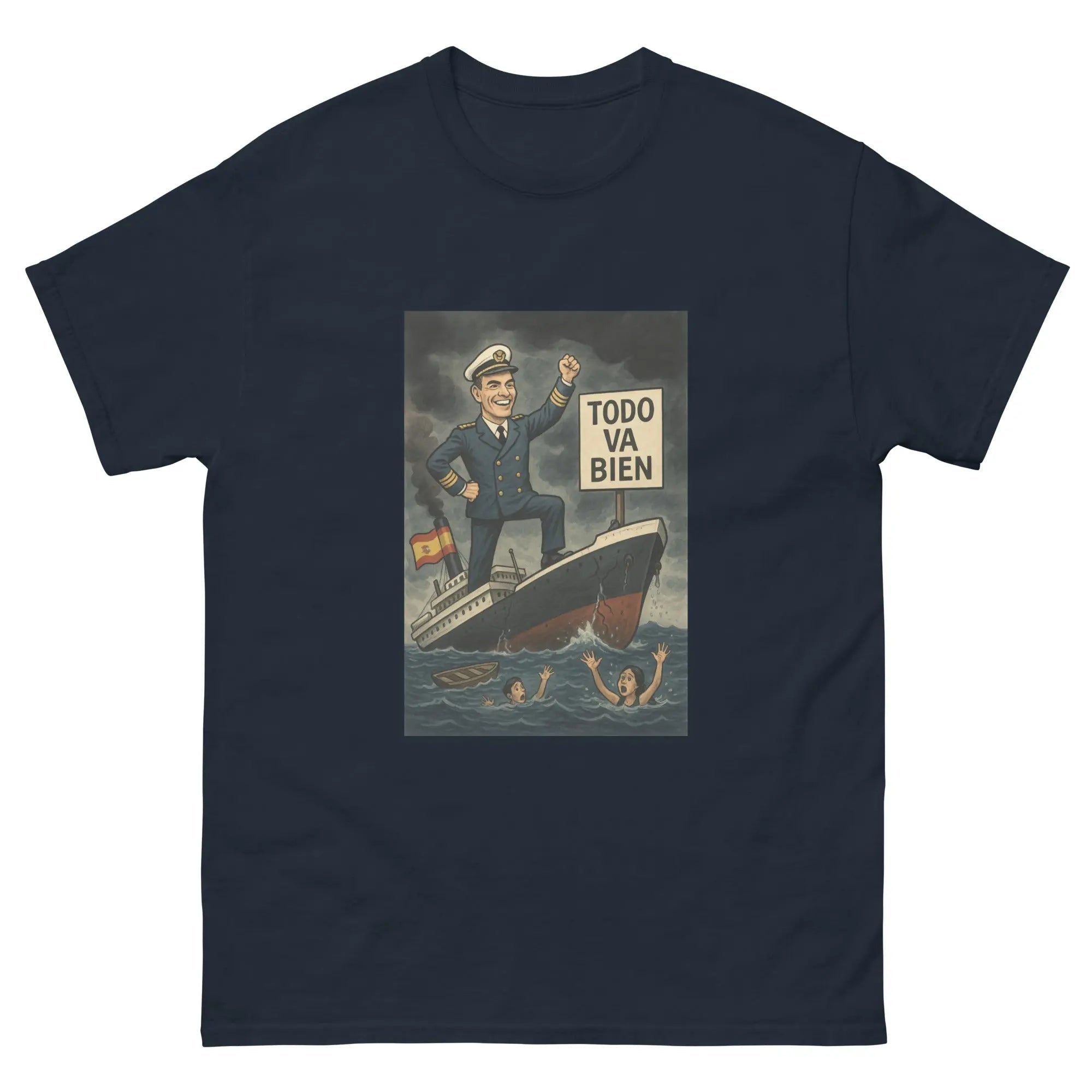 Comprar Camiseta clásica unisex La Flamenca de Borgoña, Bandera de España, Cruz de Borgoña, Patricia Muñoz, VOX