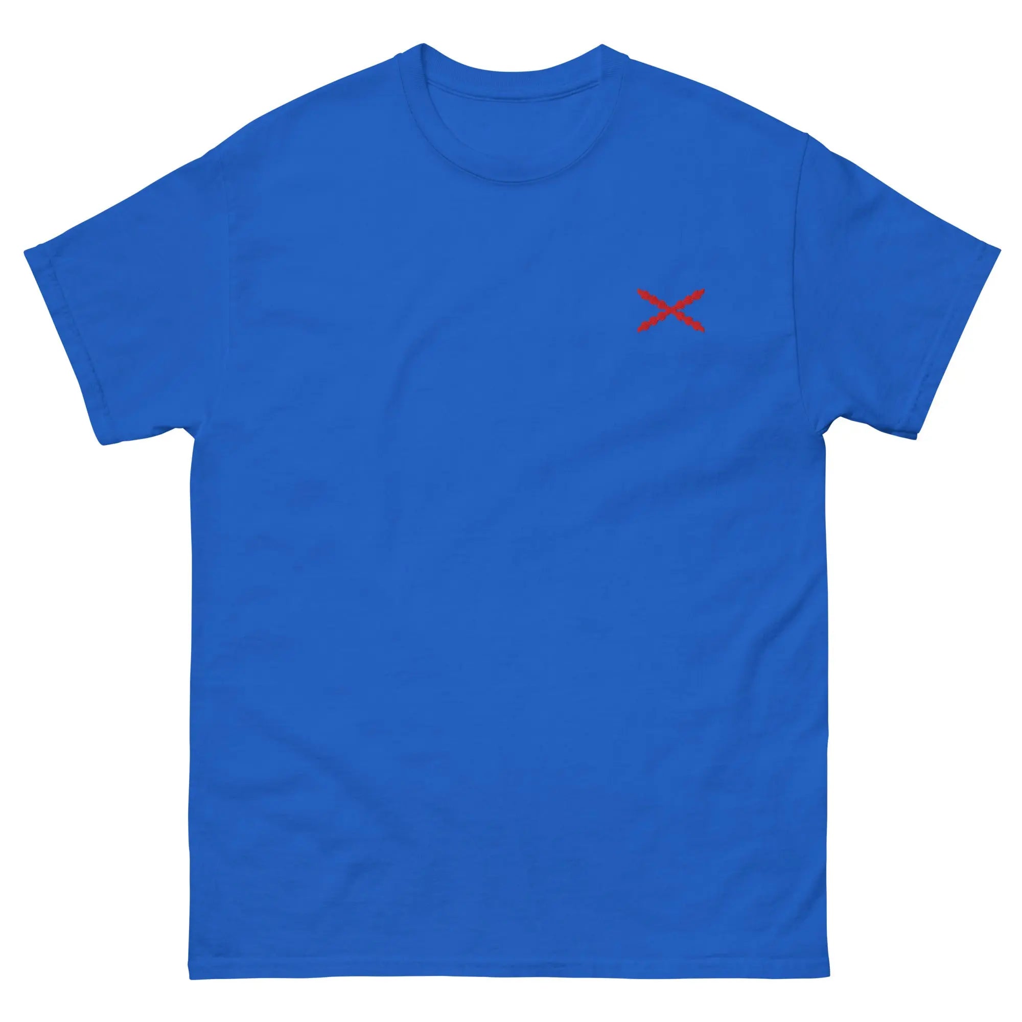 Comprar Camiseta clásica unisex bordado Cruz de Borgoña La Flamenca de Borgoña, Bandera de España, Cruz de Borgoña, Patricia Muñoz, VOX