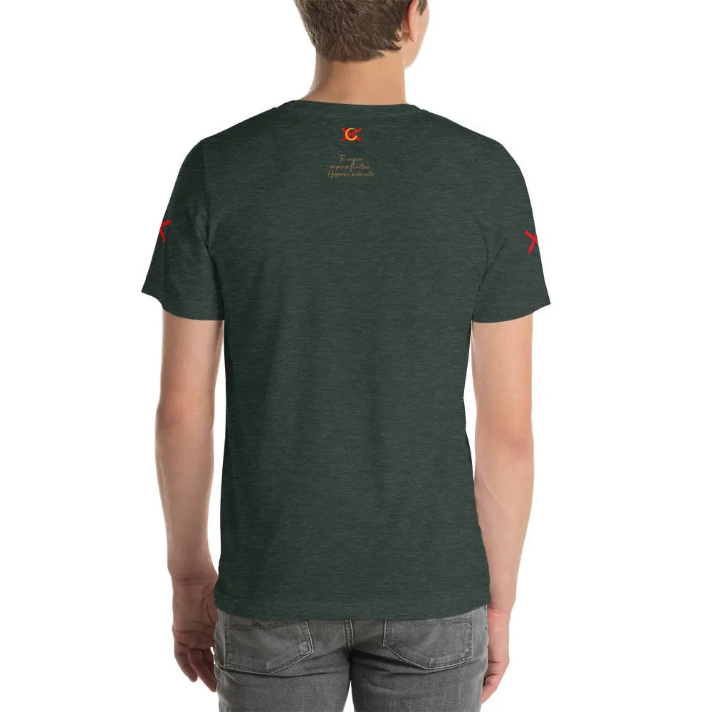 Comprar Camiseta de España "Tu regere imperio fluctus hispane memento" Unisex Bandera España La Flamenca de Borgoña Patricia Muñoz VOX