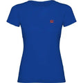 Comprar Camiseta de España Mujer azul cuello redondo Bandera España La Flamenca de Borgoña Patricia Muñoz VOX