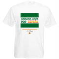 Comprar Camiseta hombre "Andalucía lucha por España" Bandera España La Flamenca de Borgoña Patricia Muñoz VOX