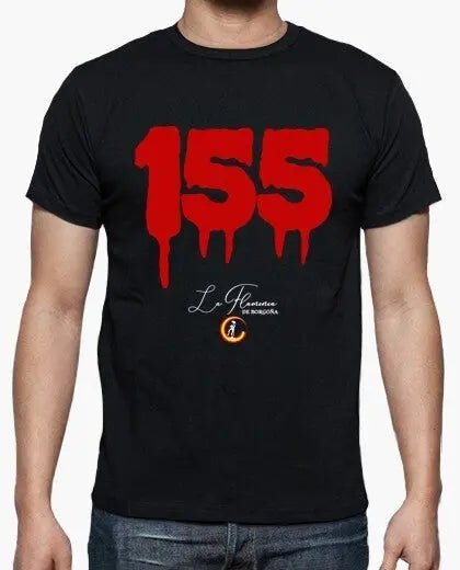 Comprar Camiseta hombre 155 sangriento Bandera España La Flamenca de Borgoña Patricia Muñoz VOX
