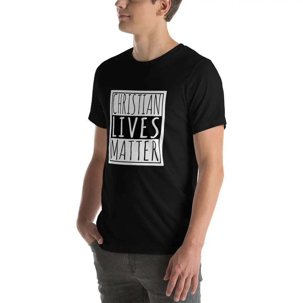Comprar Camiseta hombre Christian Lives Matter Bandera España La Flamenca de Borgoña Patricia Muñoz VOX