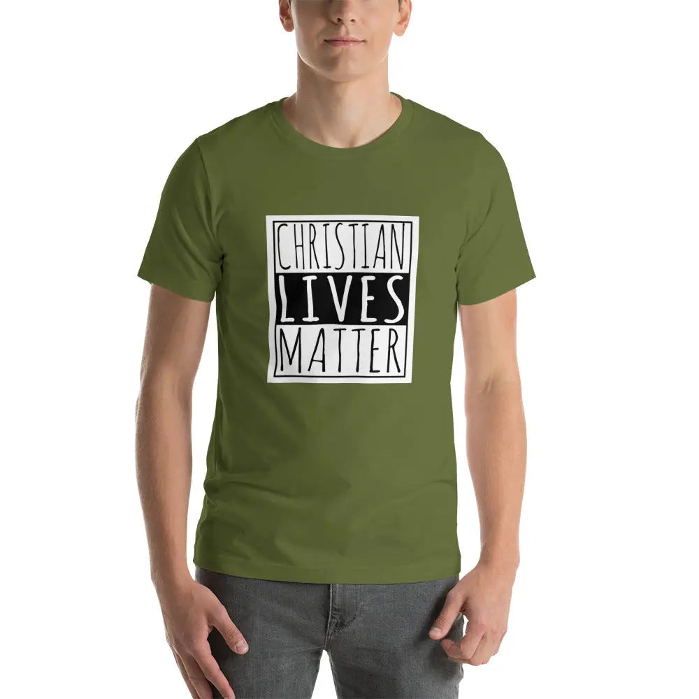 Comprar Camiseta hombre Christian Lives Matter Bandera España La Flamenca de Borgoña Patricia Muñoz VOX