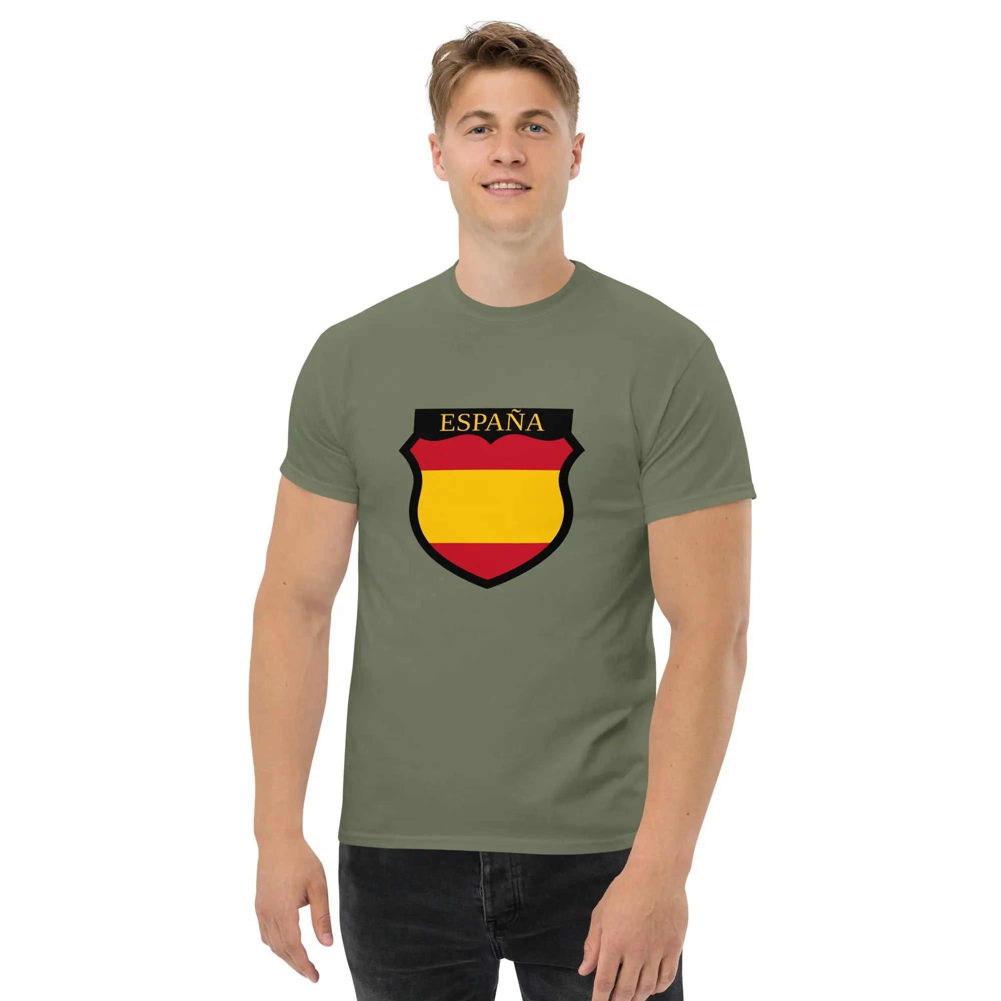 Comprar Camiseta hombre División Azul Bandera España La Flamenca de Borgoña Patricia Muñoz VOX