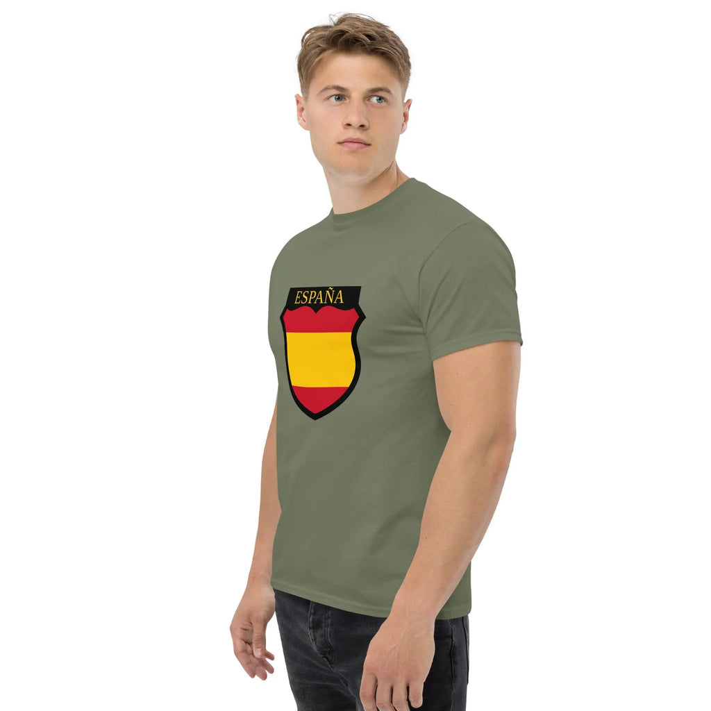 Comprar Camiseta hombre División Azul Bandera España La Flamenca de Borgoña Patricia Muñoz VOX