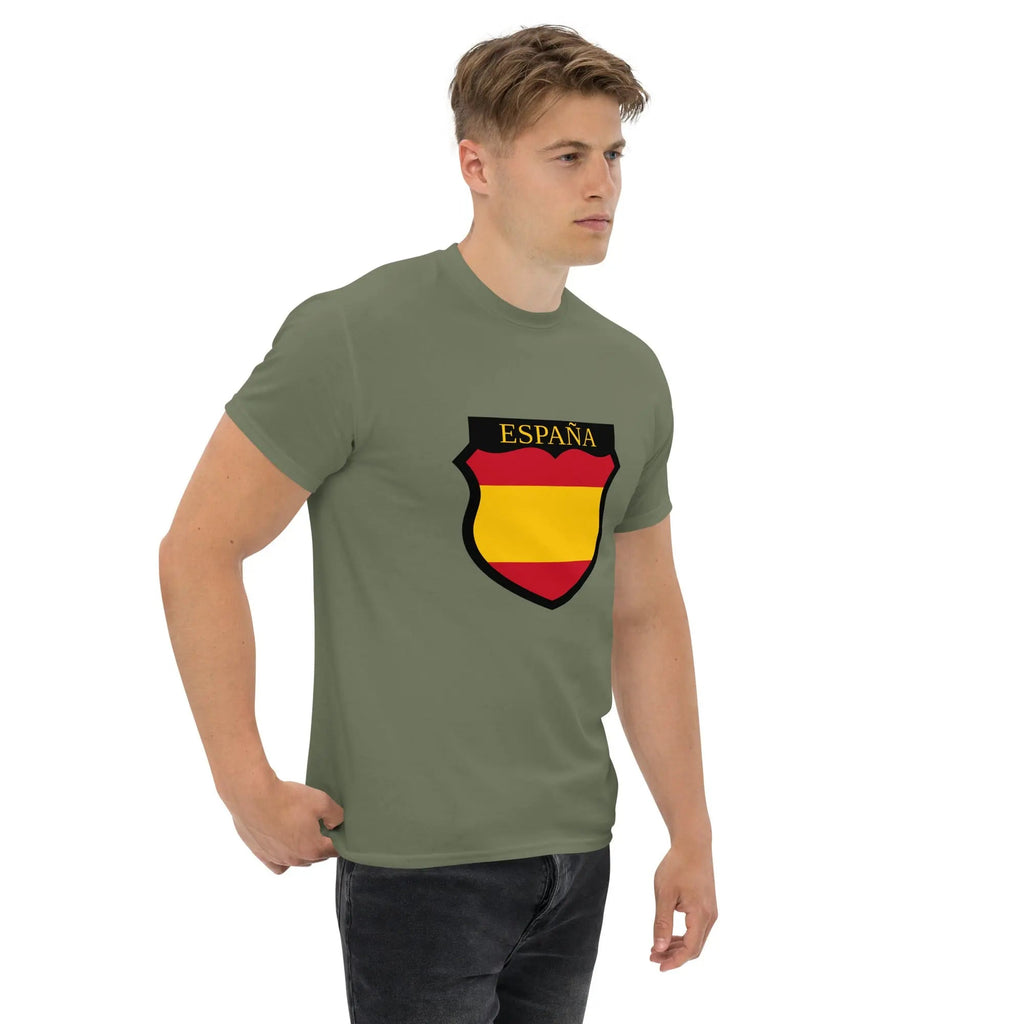 Comprar Camiseta hombre División Azul Bandera España La Flamenca de Borgoña Patricia Muñoz VOX