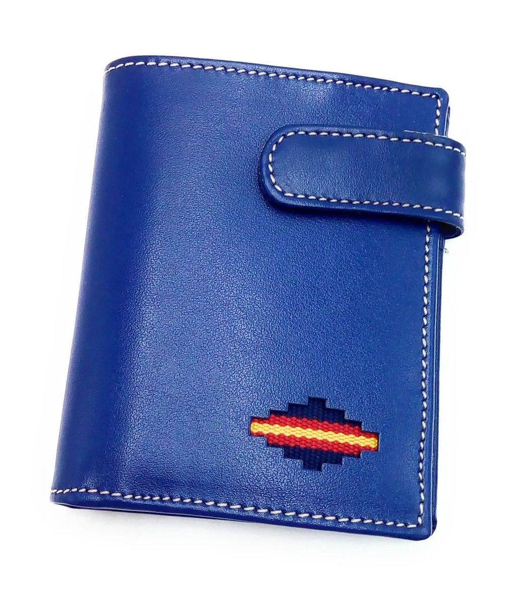 Comprar Cartera España piel azul Bandera España La Flamenca de Borgoña Patricia Muñoz VOX