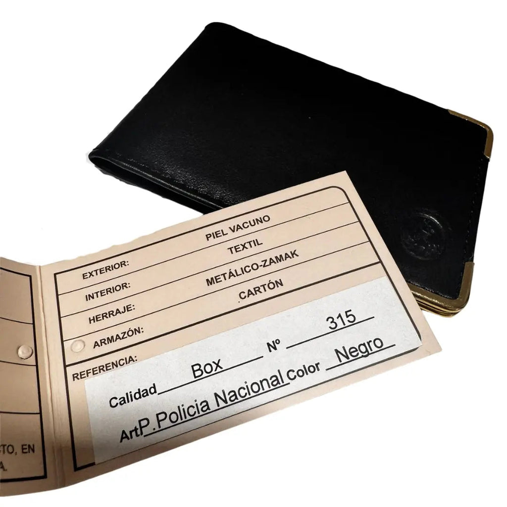 Comprar Cartera para Placa de Policía azul La Flamenca de Borgoña Bandera España