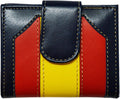 Comprar Cartera señora piel Ubrique Bandera España pequeño Bandera España La Flamenca de Borgoña Patricia Muñoz VOX