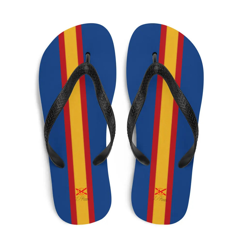 Comprar Chanclas Bandera de España azules Bandera España La Flamenca de Borgoña Patricia Muñoz VOX