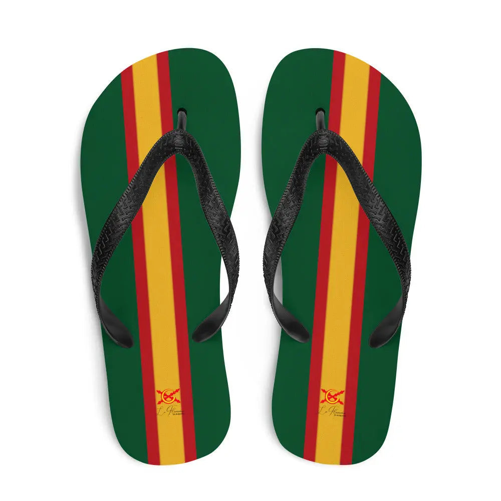 Comprar Chanclas Bandera de España verde Bandera España La Flamenca de Borgoña Patricia Muñoz VOX