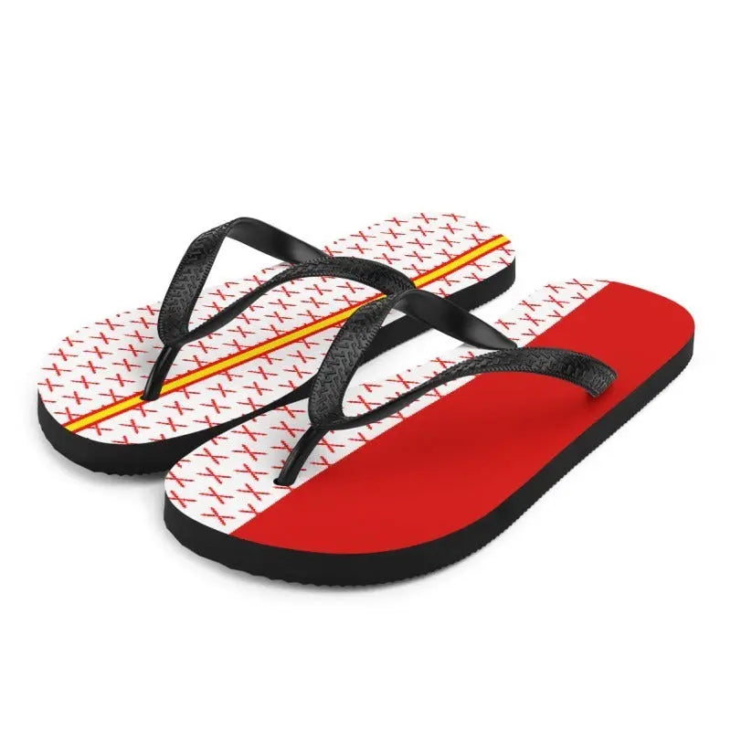 Comprar Chanclas Cruz de Borgoña y bandera de España Bandera España La Flamenca de Borgoña Patricia Muñoz VOX