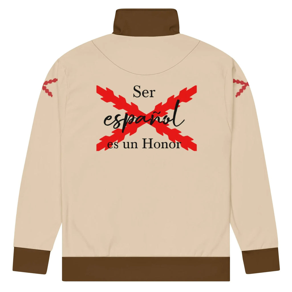 Comprar Chaqueta de chándal unisex "Ser español es un Honor" La Flamenca de Borgoña Bandera España