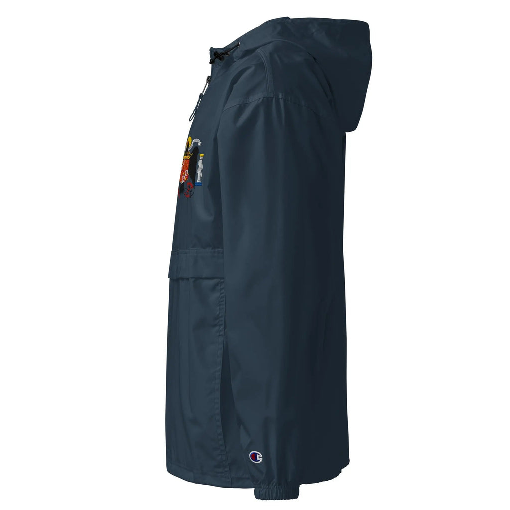 Comprar Chaqueta unisex Águila de San Juan bordada plegable Champion La Flamenca de Borgoña Bandera España