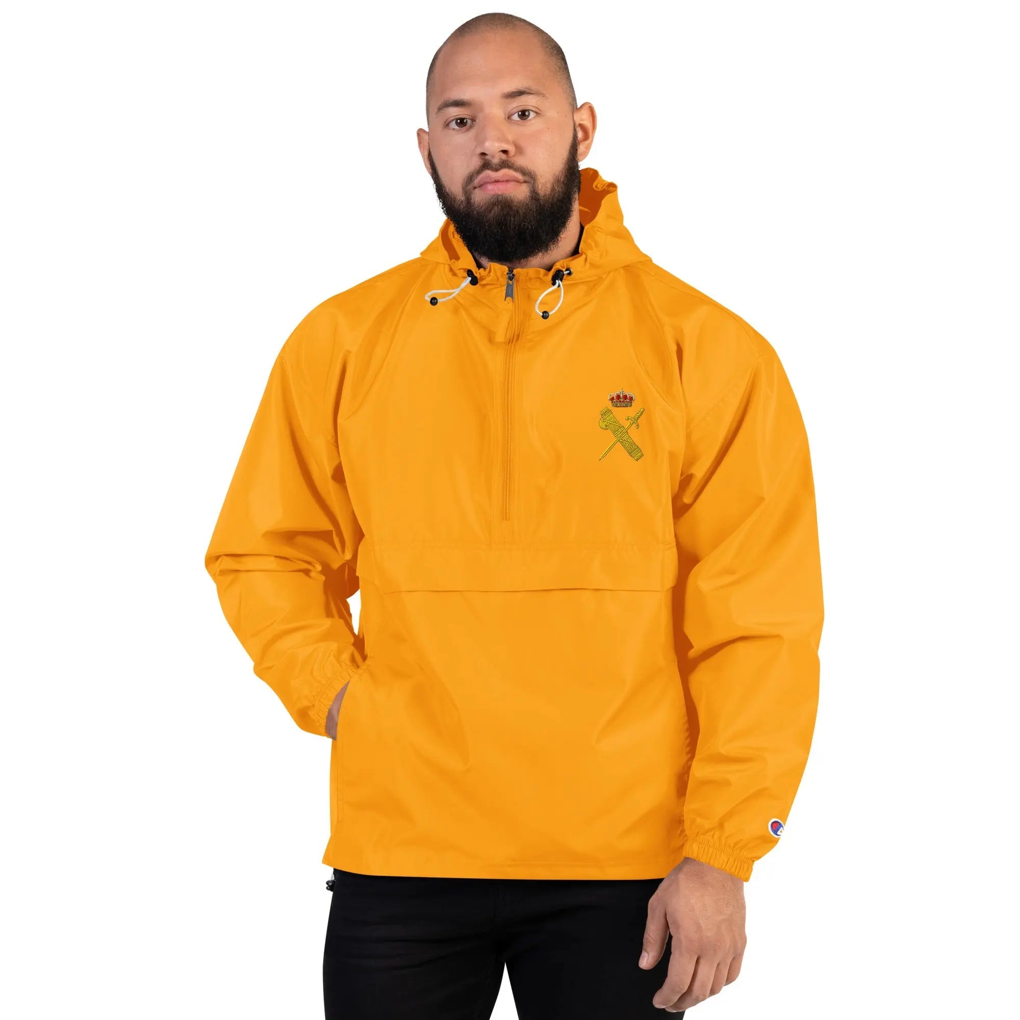 Comprar Chaqueta unisex Guardia Civil bordada plegable Champion La Flamenca de Borgoña Bandera España