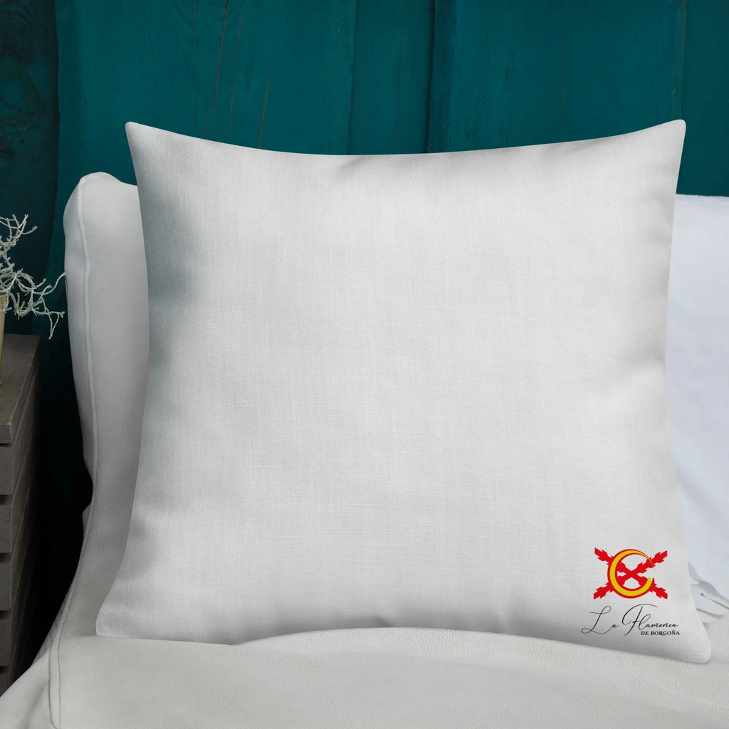 Comprar Cojín Cruz de Borgoña Bandera España La Flamenca de Borgoña Patricia Muñoz VOX