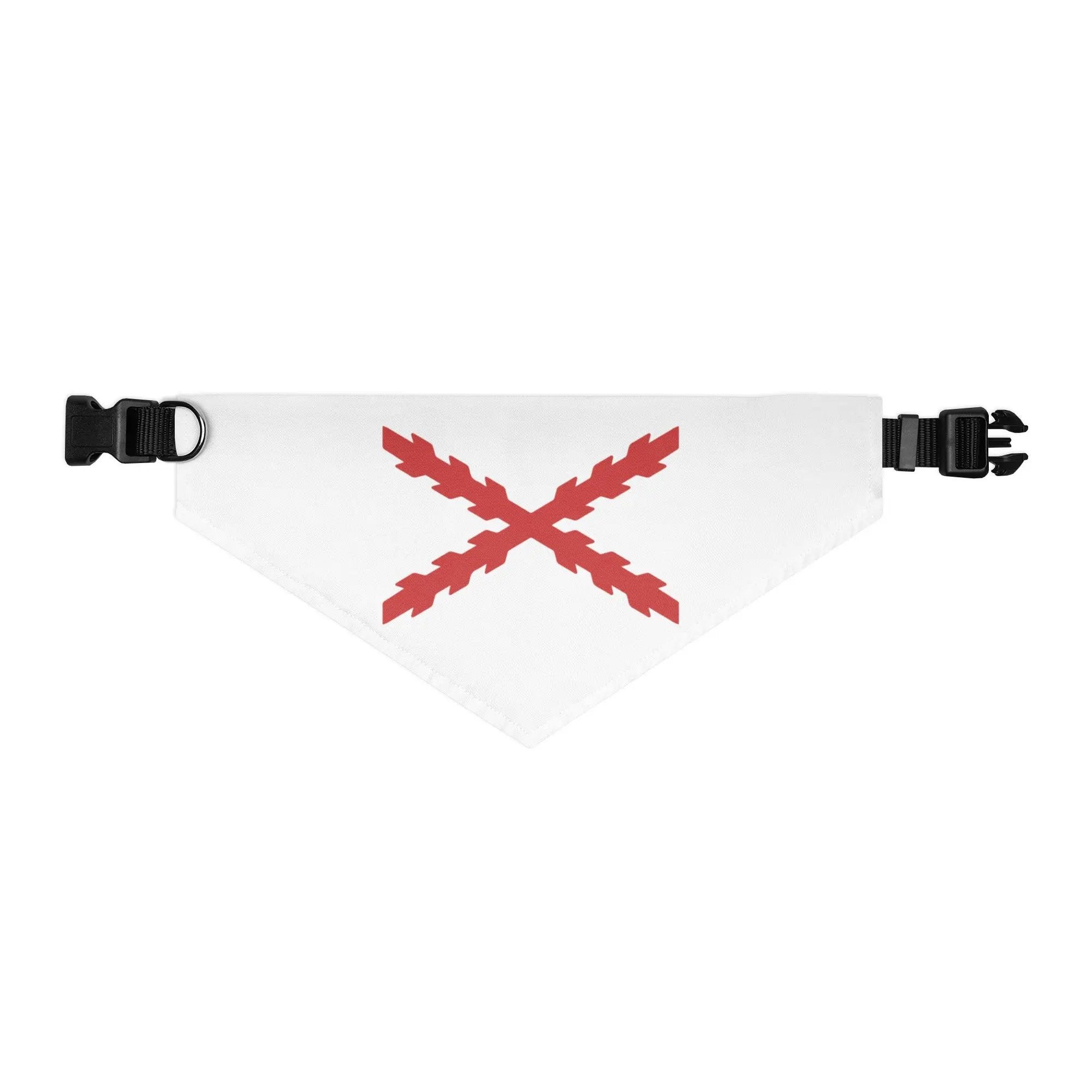 Comprar Collar con pañuelo para mascotas Cruz de Borgoña La Flamenca de Borgoña Bandera España