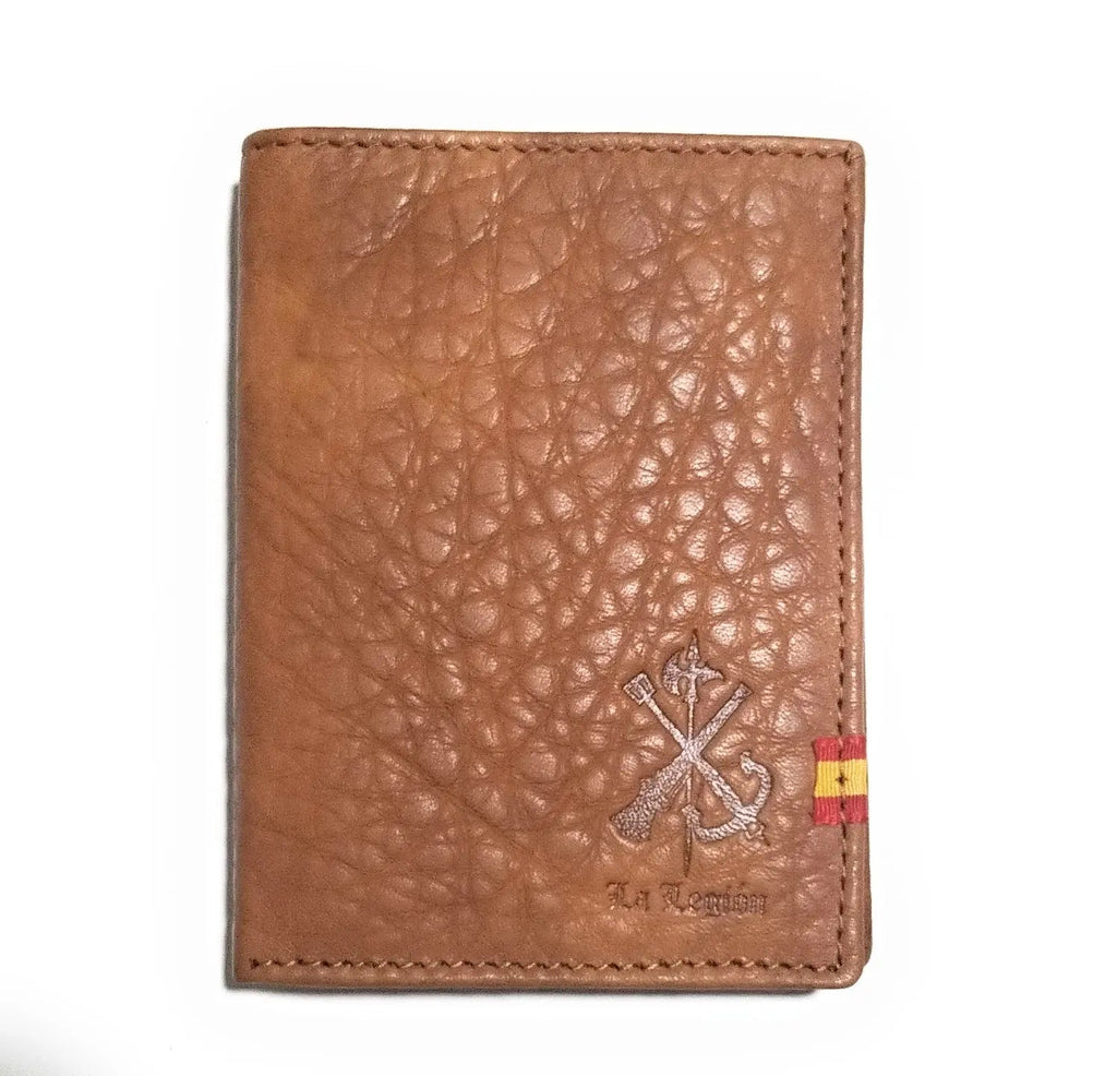 Comprar Cartera piel cuero Legión bandera España Bandera España La Flamenca de Borgoña Patricia Muñoz VOX