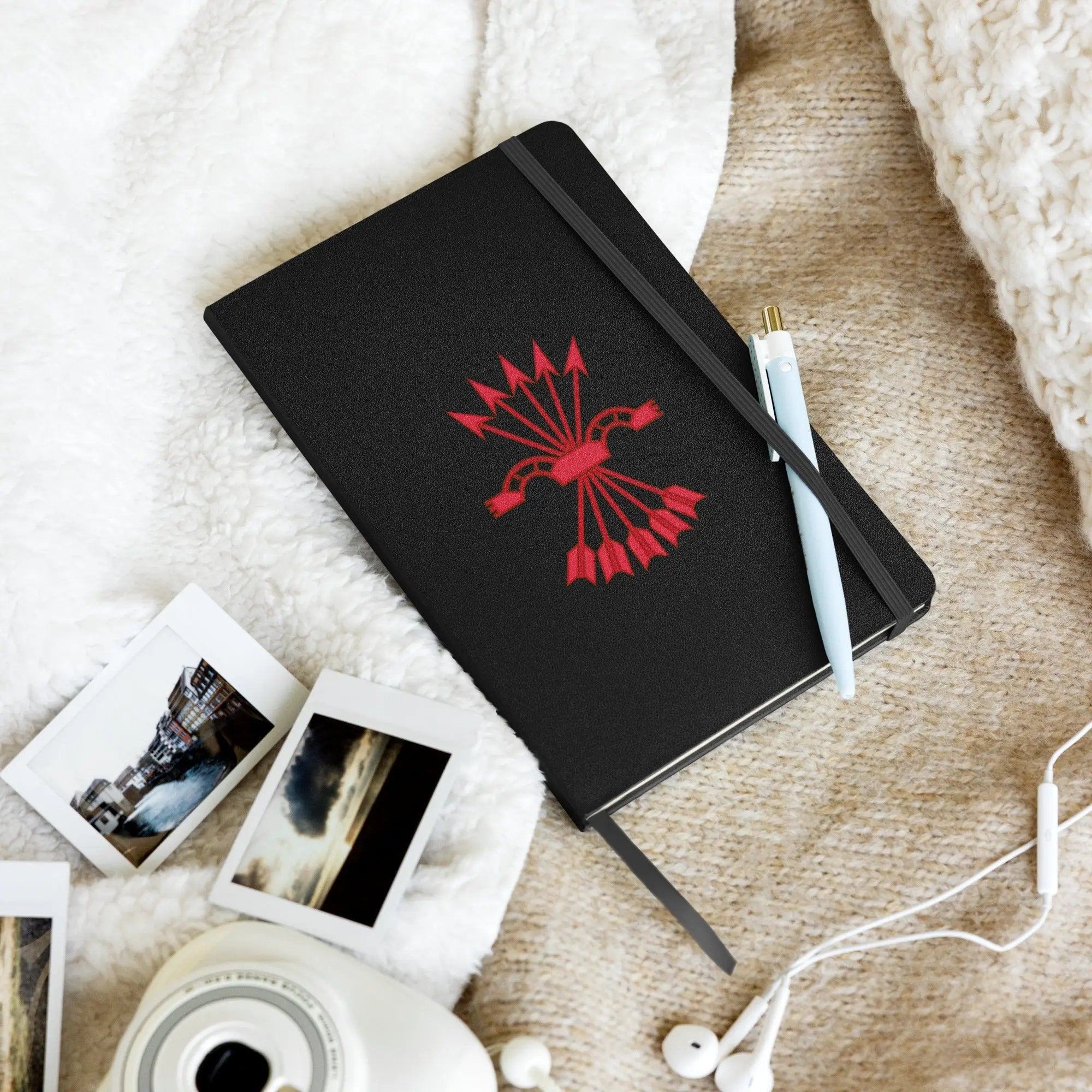 Comprar Cuaderno de tapa dura Falange La Flamenca de Borgoña Bandera España