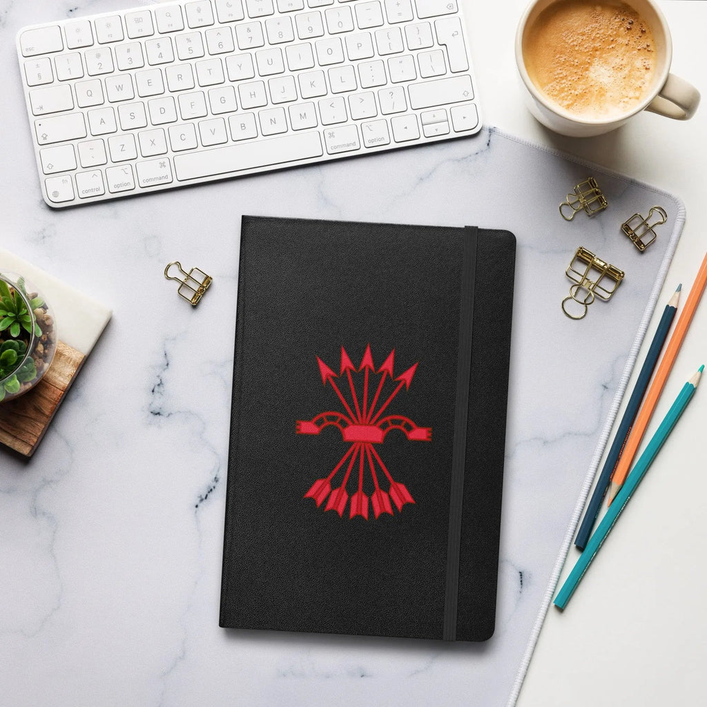 Comprar Cuaderno de tapa dura Falange La Flamenca de Borgoña Bandera España