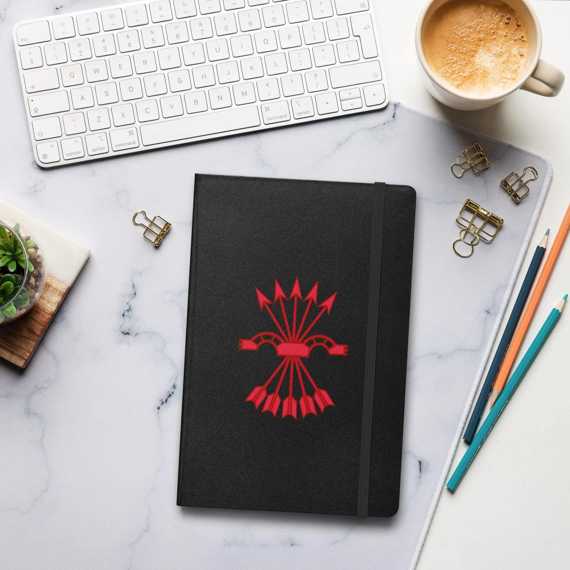 Comprar Cuaderno de tapa dura Falange La Flamenca de Borgoña Bandera España