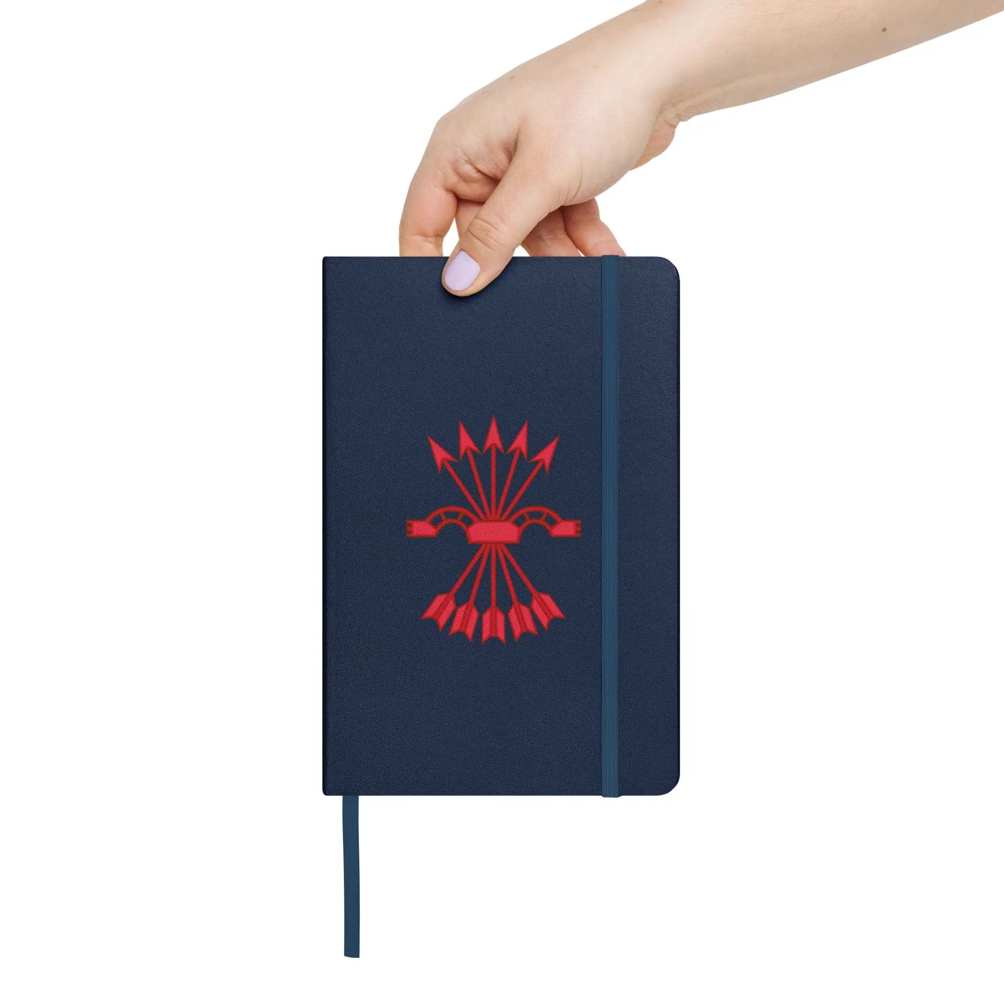 Comprar Cuaderno de tapa dura Falange La Flamenca de Borgoña Bandera España