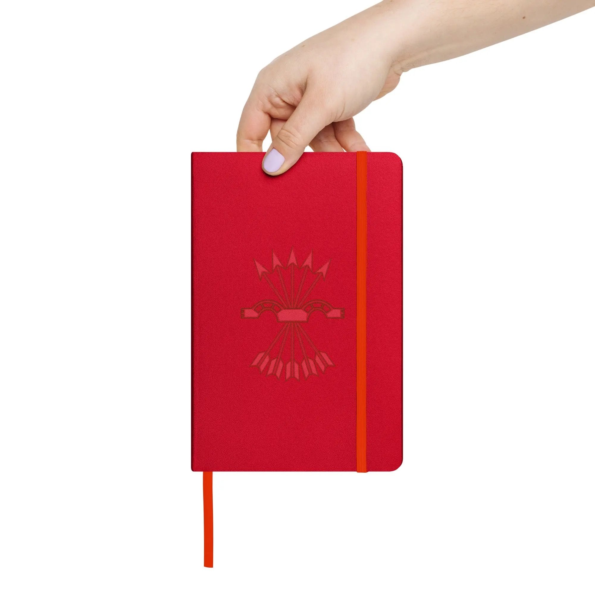 Comprar Cuaderno de tapa dura Falange La Flamenca de Borgoña Bandera España