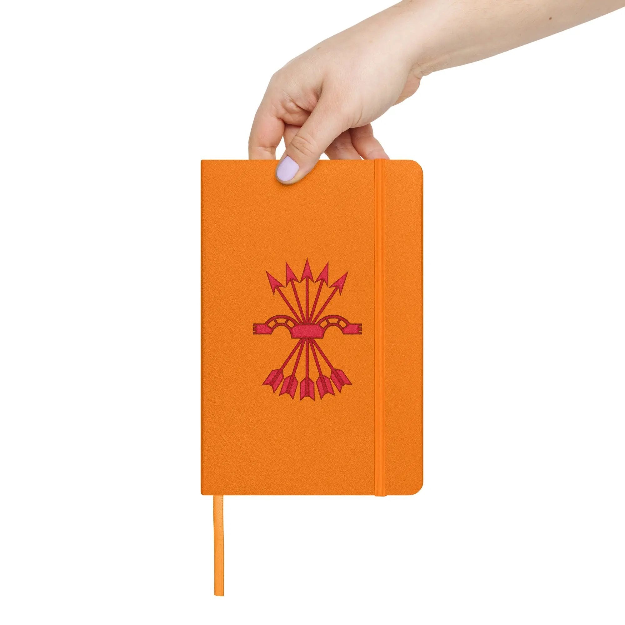 Comprar Cuaderno de tapa dura Falange La Flamenca de Borgoña Bandera España