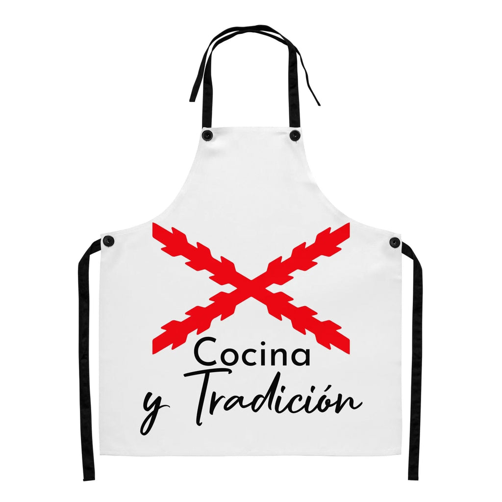 Comprar Delantal Cruz de Borgoña "Cocina y Tradición" La Flamenca de Borgoña Bandera España