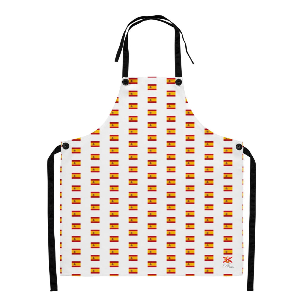 Comprar Delantal de cocina Banderas de España pequeñas La Flamenca de Borgoña Bandera España
