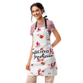 Comprar Delantal de cocina "Cocina y Tradición" iconos La Flamenca de Borgoña Bandera España