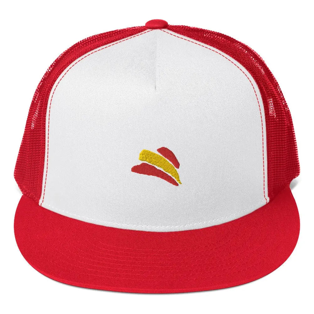 Comprar Gorra Bandera España bordada trucker Bandera España La Flamenca de Borgoña Patricia Muñoz VOX