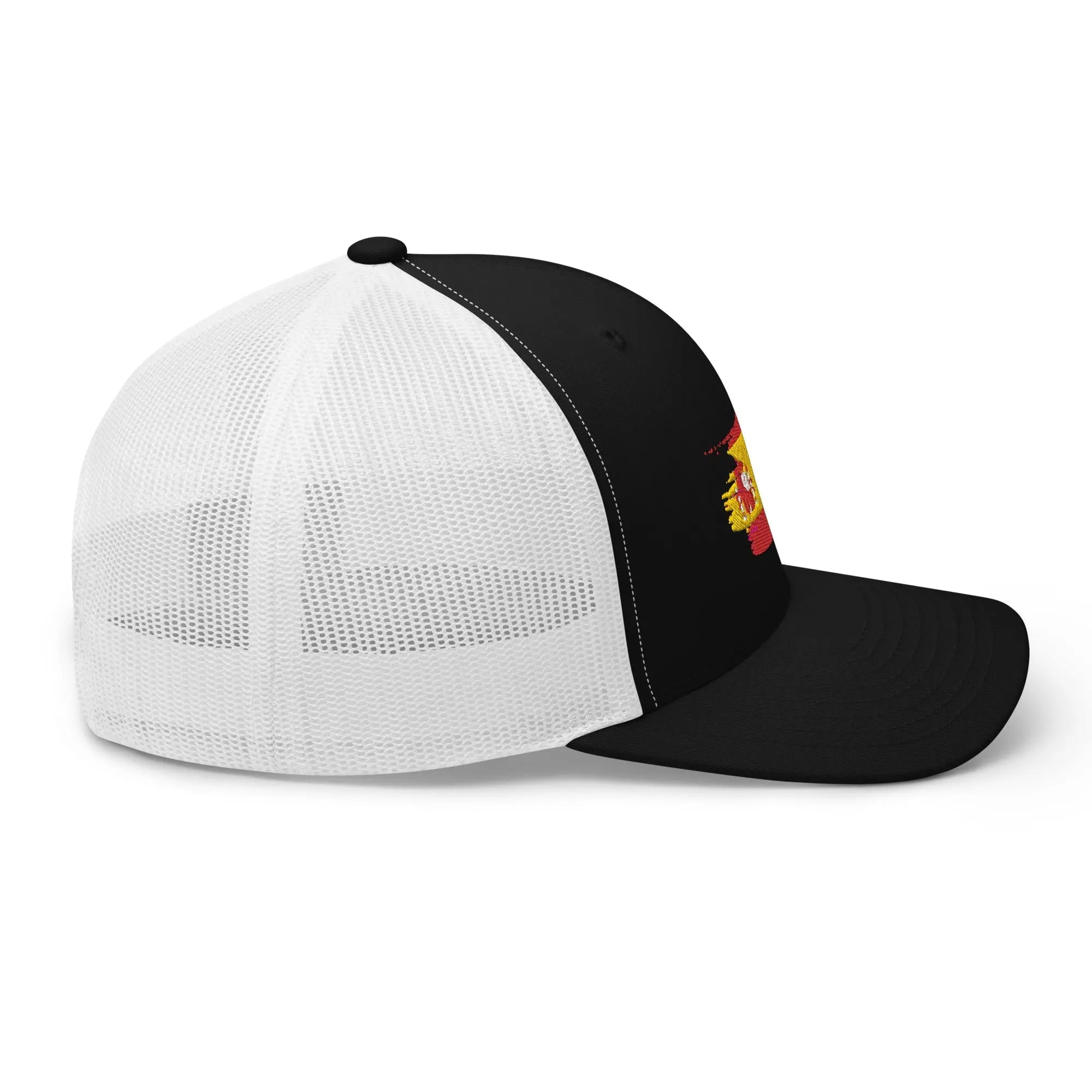 Comprar Gorra Bandera de España bordada trucker Bandera España La Flamenca de Borgoña Patricia Muñoz VOX