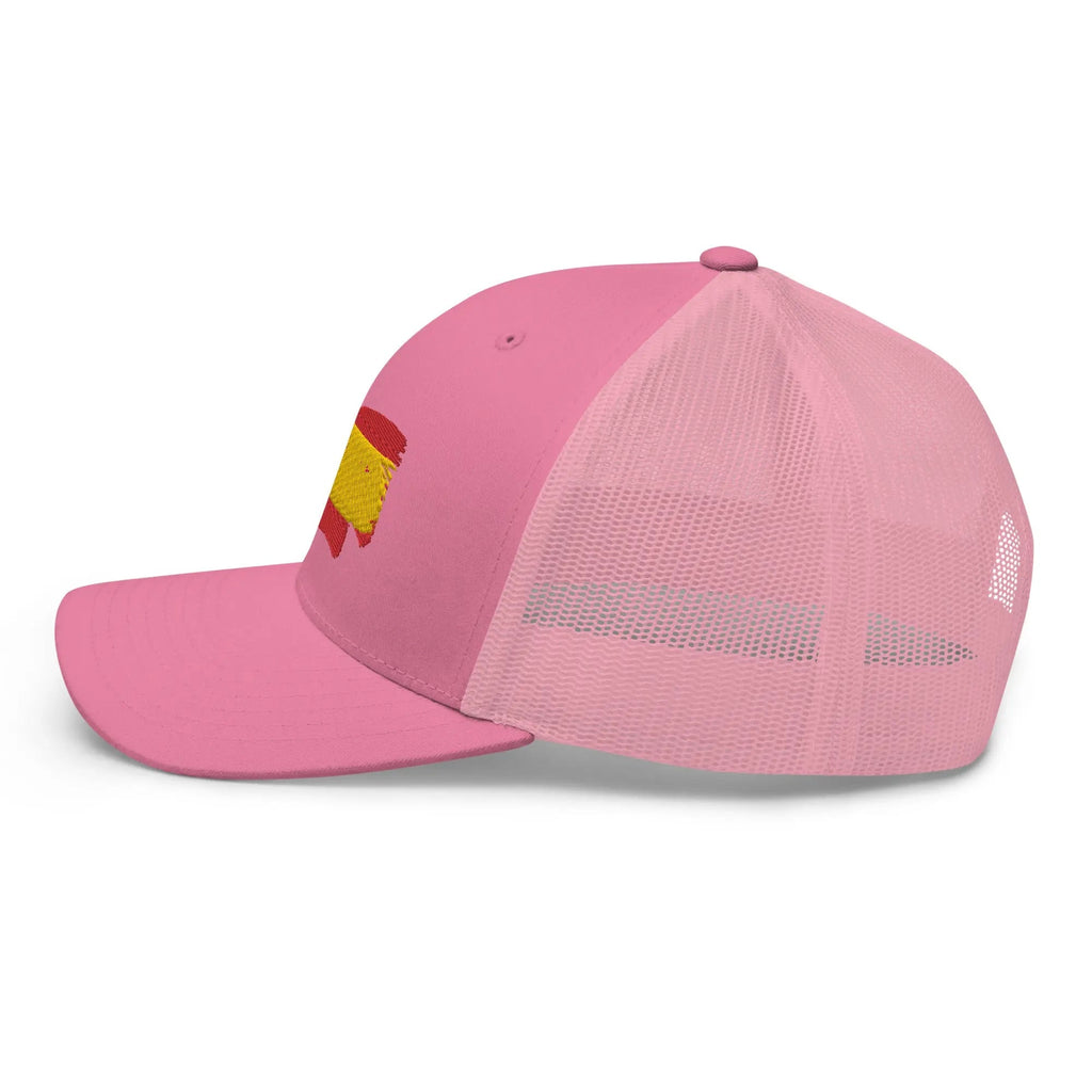 Comprar Gorra Bandera de España bordada trucker Bandera España La Flamenca de Borgoña Patricia Muñoz VOX