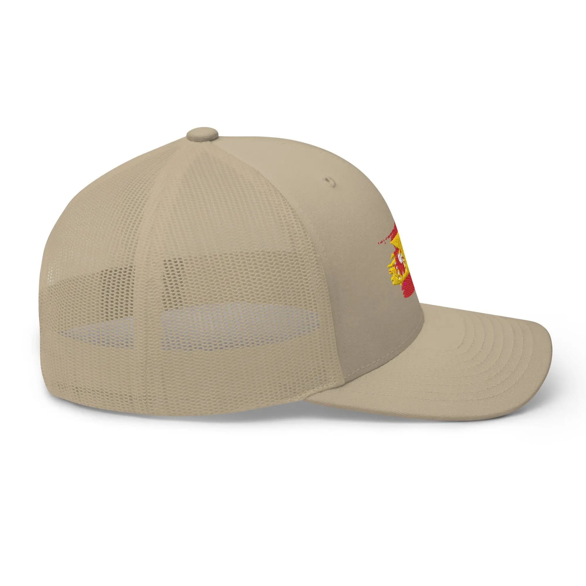 Comprar Gorra Bandera de España bordada trucker Bandera España La Flamenca de Borgoña Patricia Muñoz VOX