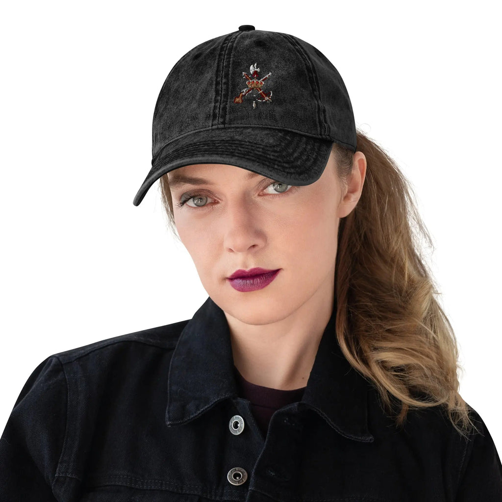 Comprar Gorra Legión Española en sarga algodón vintage Bandera España La Flamenca de Borgoña Patricia Muñoz VOX