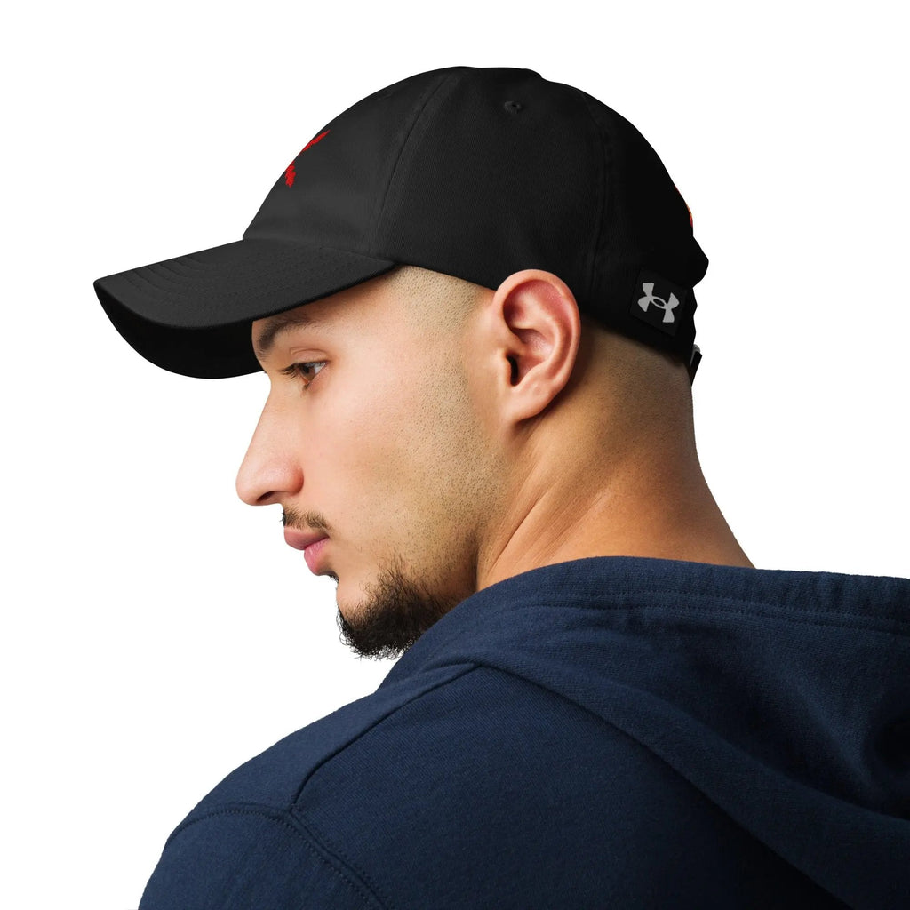Comprar Gorra béisbol Under Armour® Cruz de Borgoña La Flamenca de Borgoña Bandera España