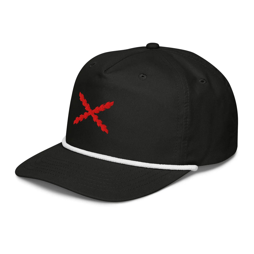 Comprar Gorra de golf con cuerda Cruz de Borgoña Bandera España La Flamenca de Borgoña Patricia Muñoz VOX