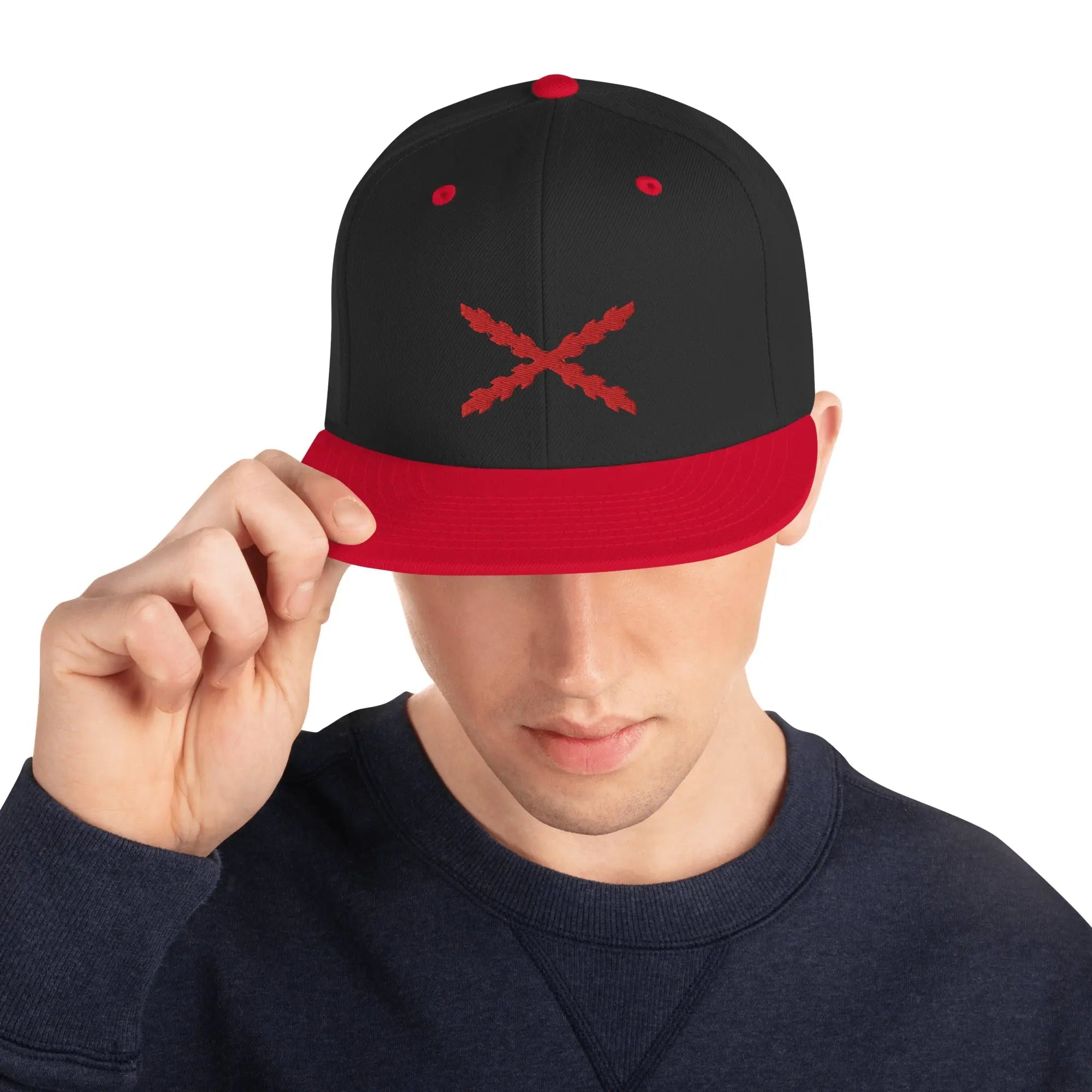 Comprar Gorra snapback clásica Cruz de Borgoña Bandera España La Flamenca de Borgoña Patricia Muñoz VOX
