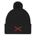 Comprar Gorro Cruz de Borgoña con pompón Bandera España La Flamenca de Borgoña Patricia Muñoz VOX