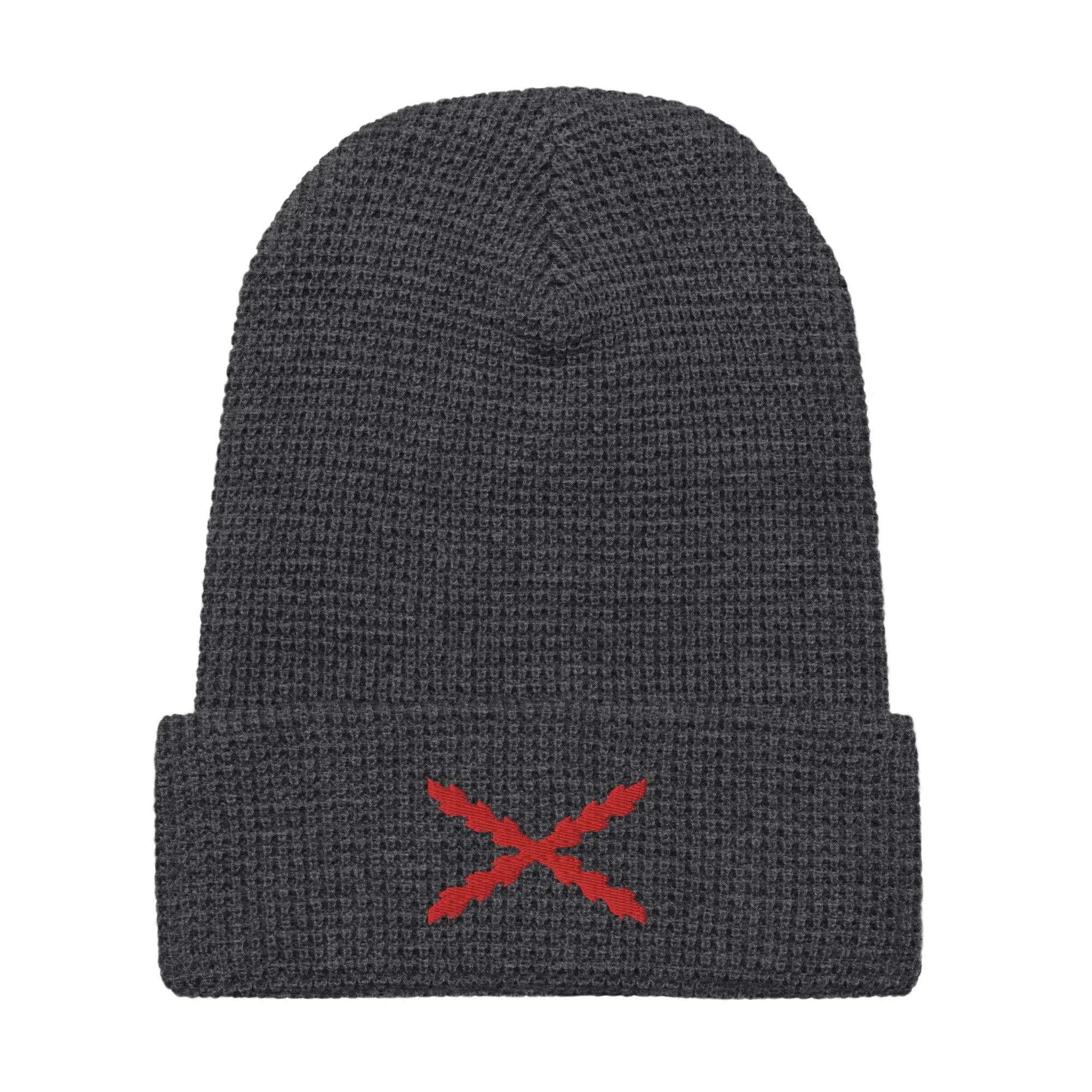 Comprar Gorro Cruz de Borgoña de punto gofrado Bandera España La Flamenca de Borgoña Patricia Muñoz VOX