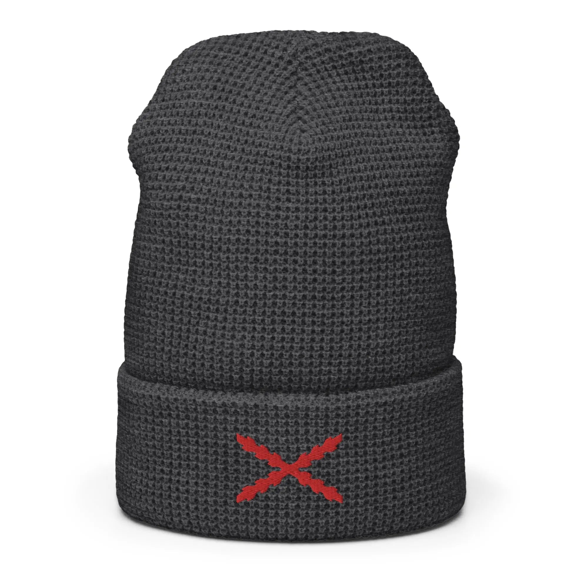 Comprar Gorro Cruz de Borgoña de punto gofrado Bandera España La Flamenca de Borgoña Patricia Muñoz VOX