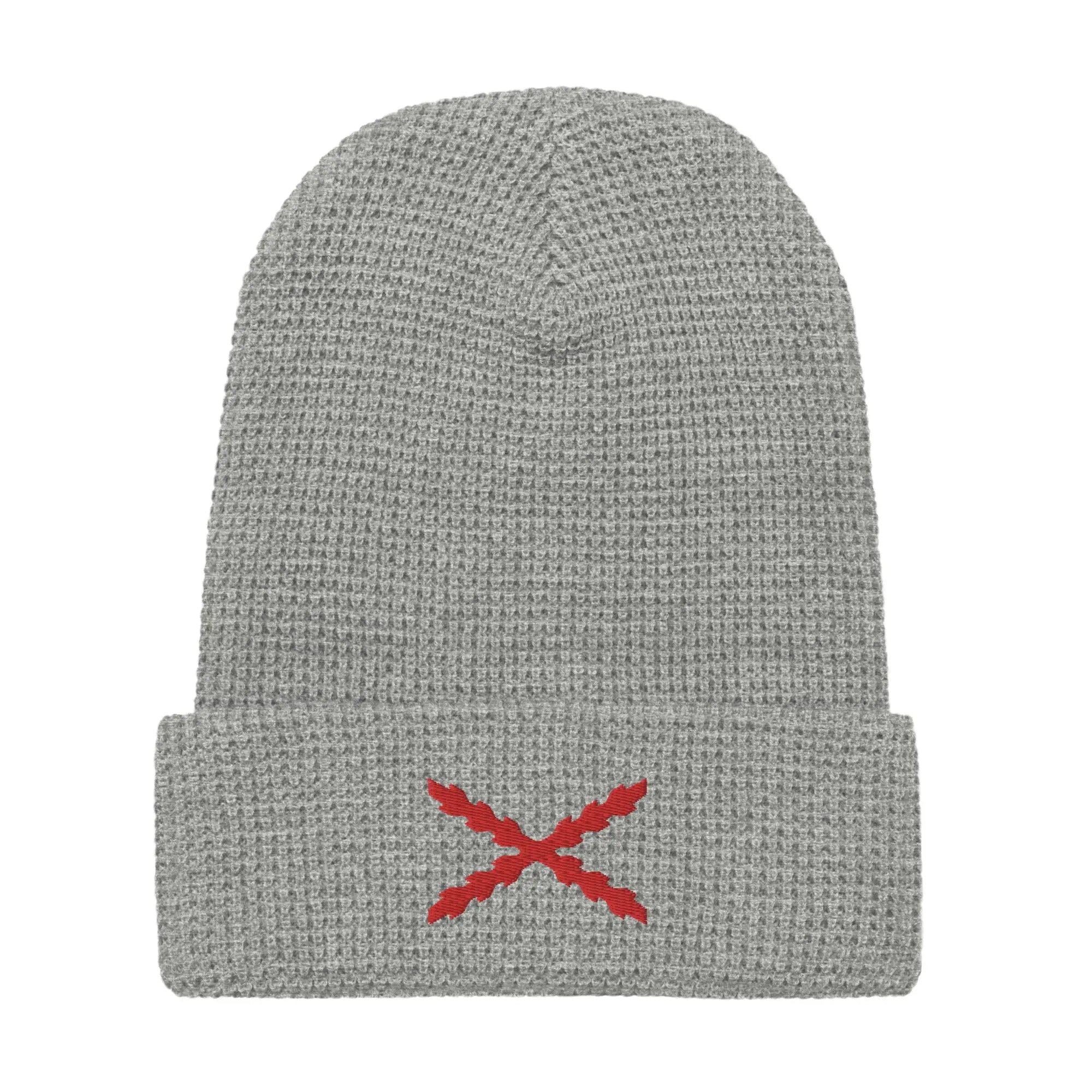 Comprar Gorro Cruz de Borgoña de punto gofrado Bandera España La Flamenca de Borgoña Patricia Muñoz VOX