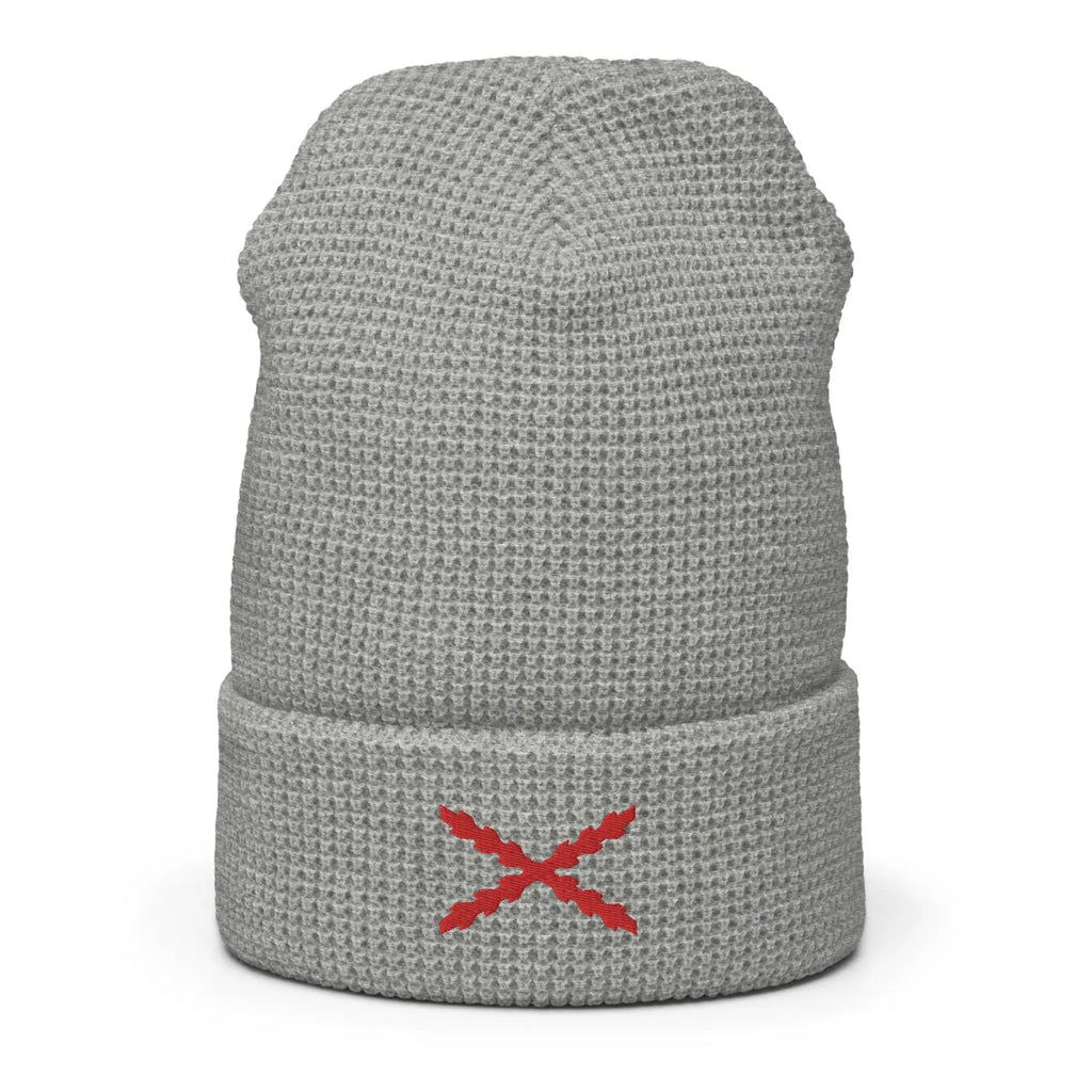 Comprar Gorro Cruz de Borgoña de punto gofrado Bandera España La Flamenca de Borgoña Patricia Muñoz VOX