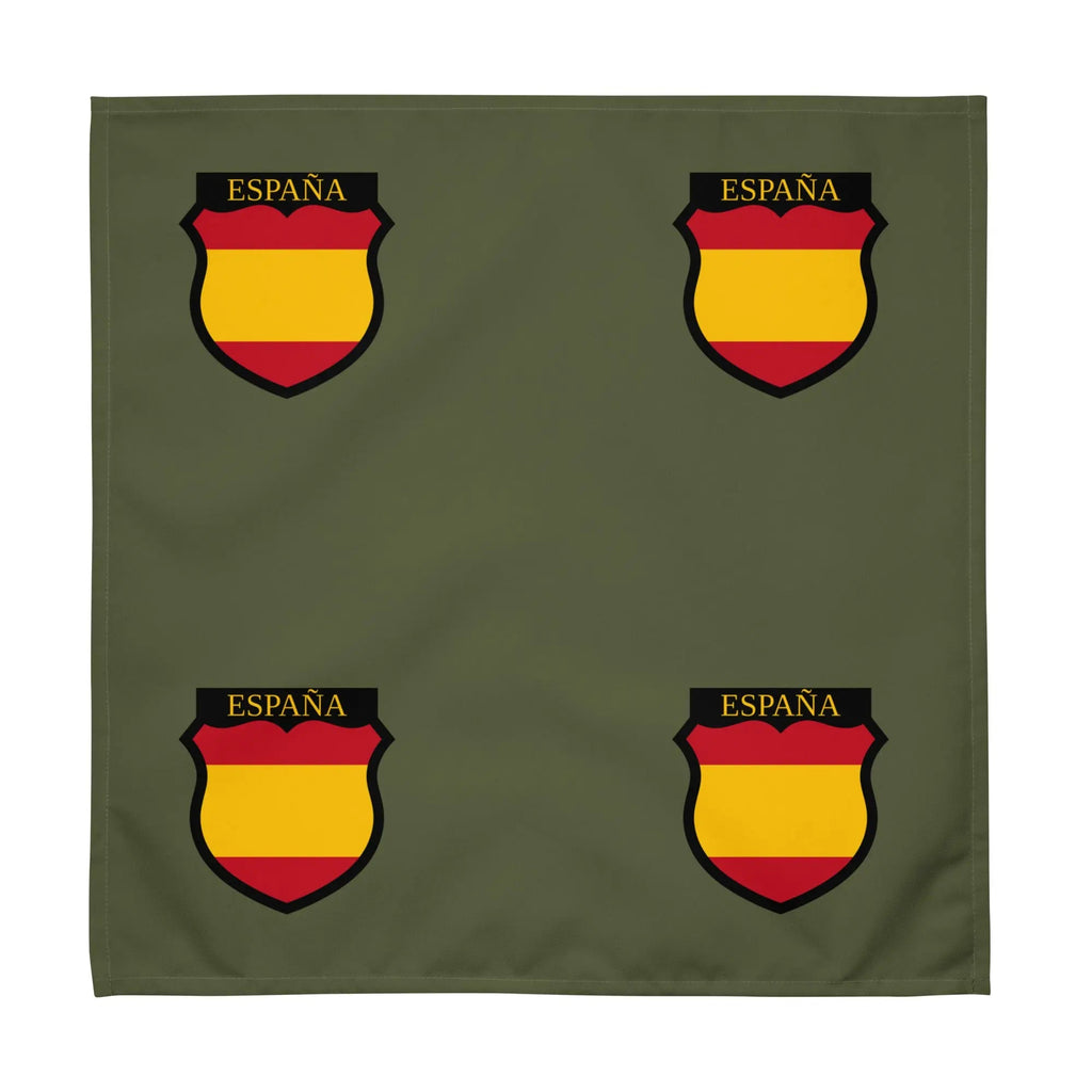 Comprar Juego de 4 servilletas de tela División Azul Bandera España La Flamenca de Borgoña Patricia Muñoz VOX
