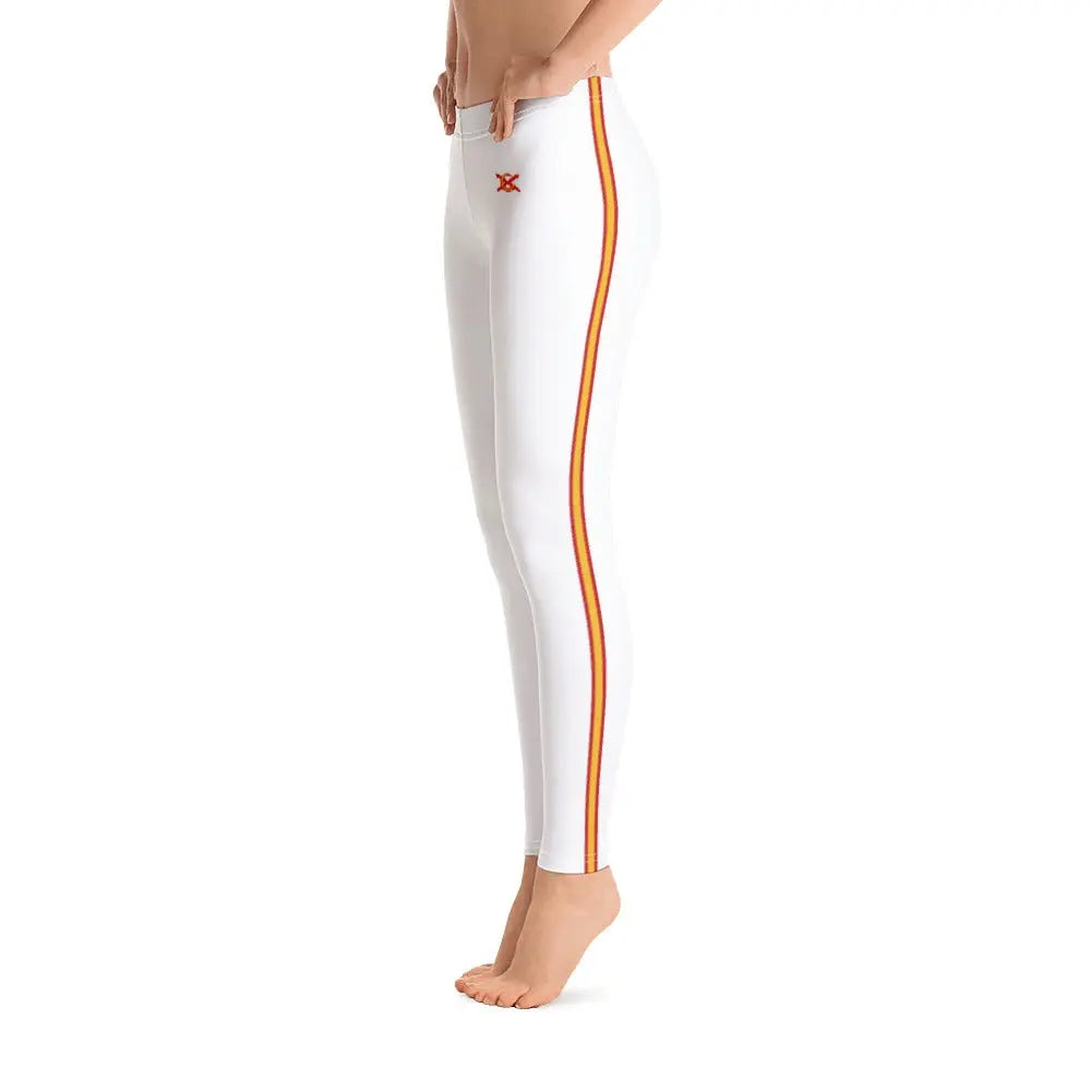 Comprar Leggin Bandera España blanco Mujer Bandera España La Flamenca de Borgoña Patricia Muñoz VOX