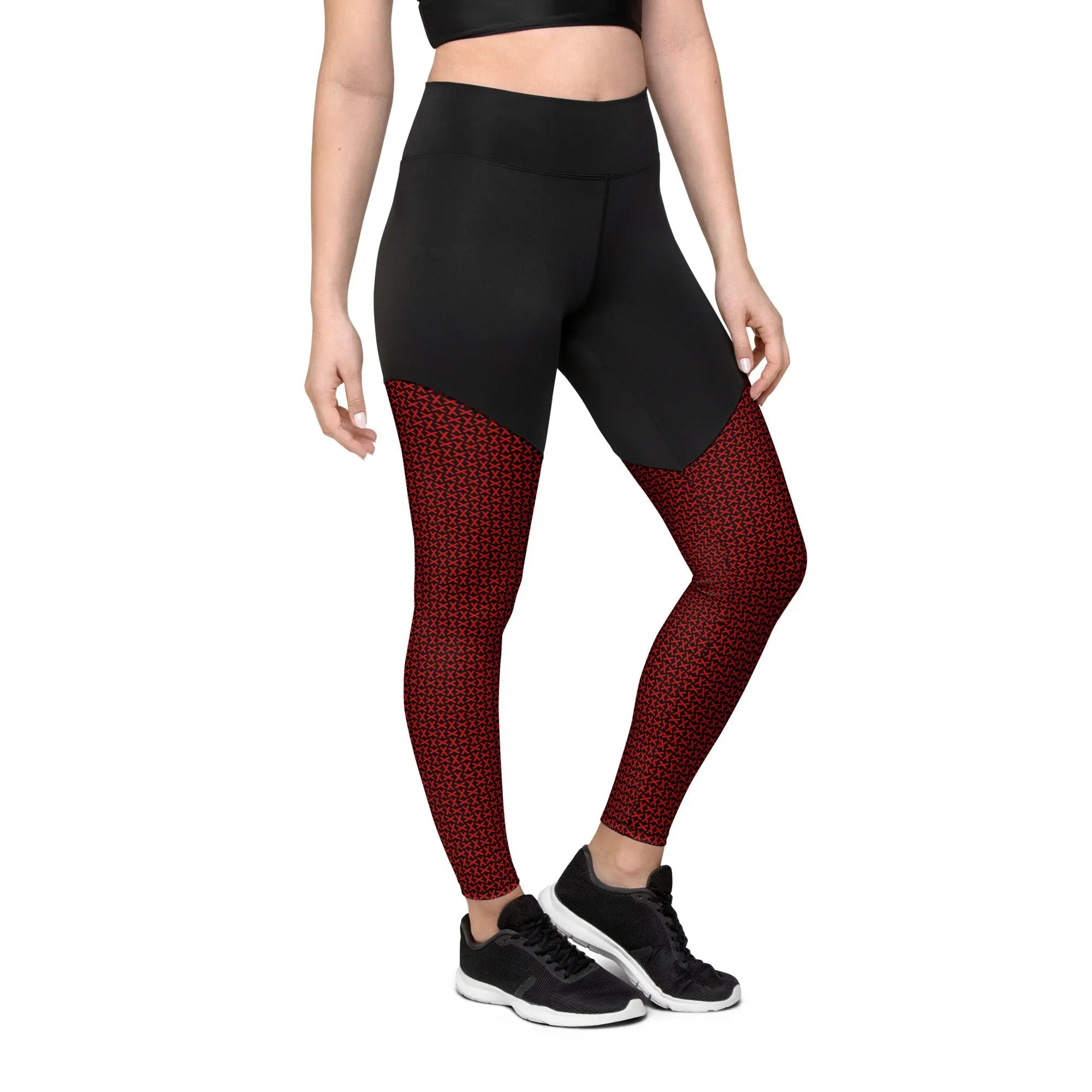 Comprar Leggins de deporte Cruz de Borgoña mosaico Bandera España La Flamenca de Borgoña Patricia Muñoz VOX