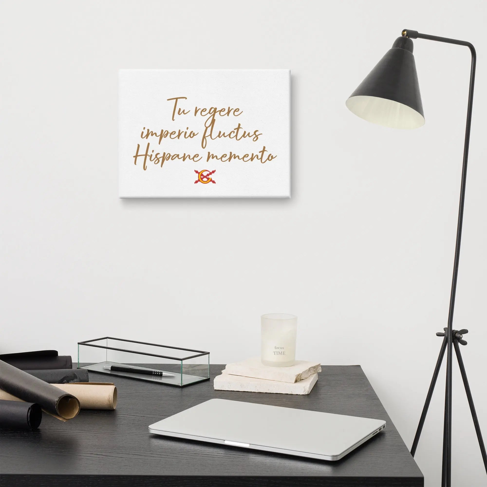 Comprar Lienzo Tu Regere Imperio Fluctus Hispane Memento Bandera España La Flamenca de Borgoña Patricia Muñoz VOX